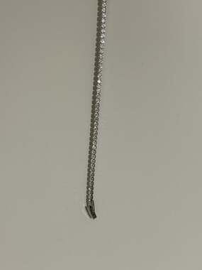 Clara VVS1 Moissanite Round Cut Tennis Bracelet – ,